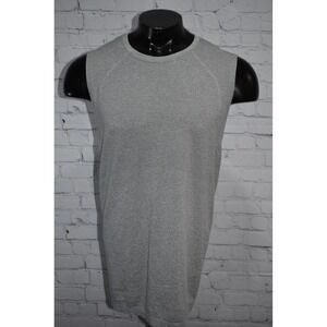 VRST Versatile Performance Tank Mens 2XL XXL Gray Sleeveless Mesh Knit Shirt